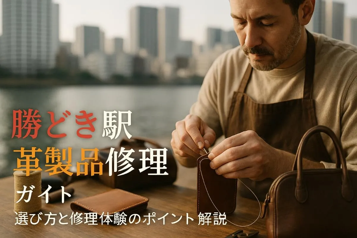 勝どき駅で探す革製品修理の専門店！選び方・修理・体験ガイド