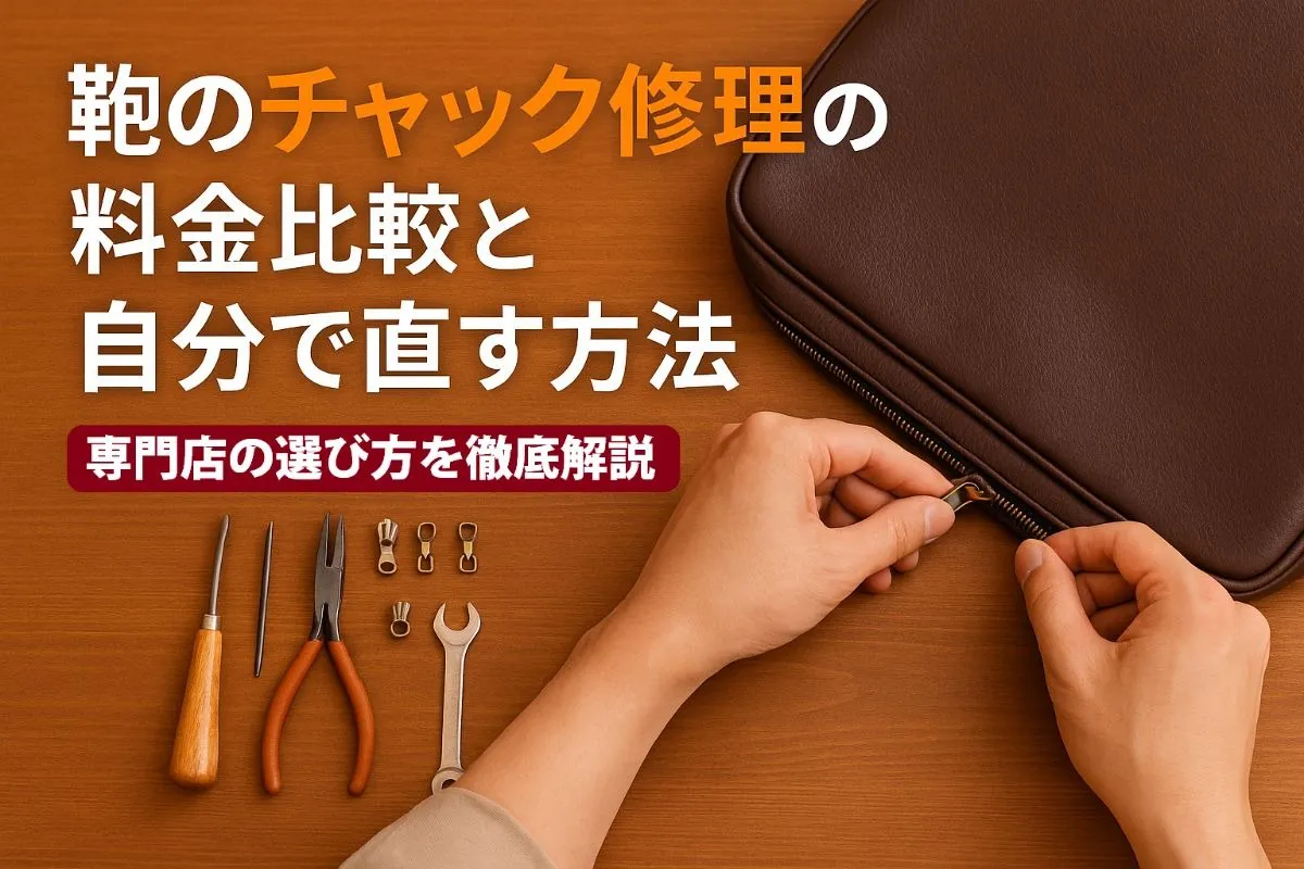 鞄のチャック修理の料金比較と自分で直す方法・専門店の選び方を徹底解説