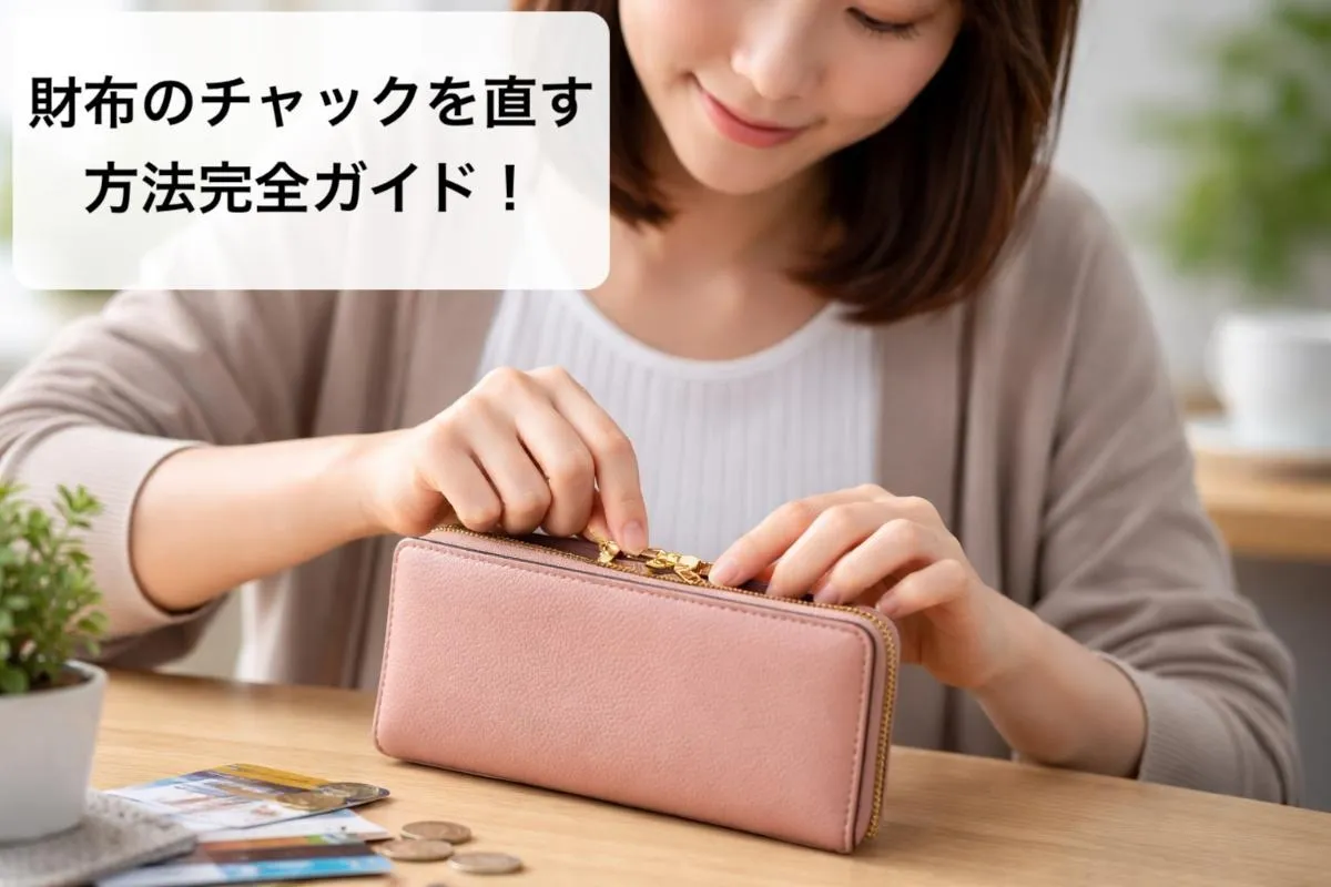 財布のチャックを直す方法完全ガイド！